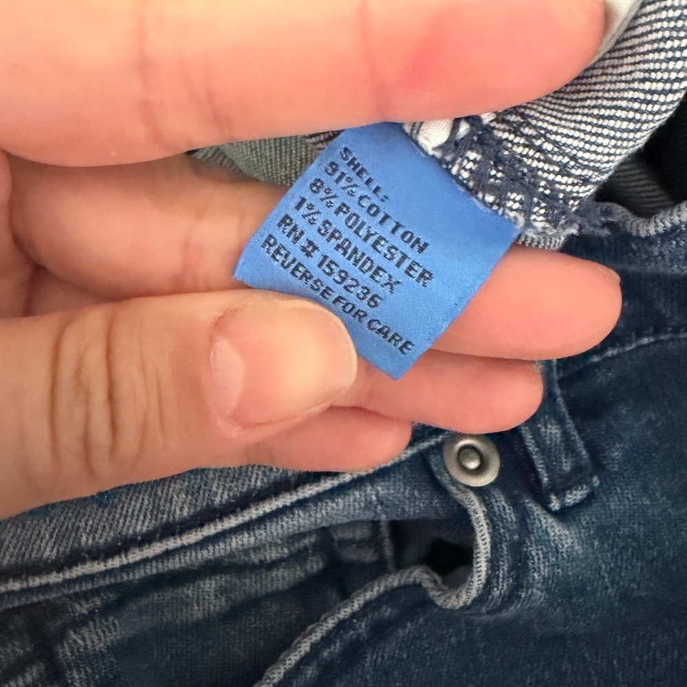 J MCLAUGHLIN Flare High Rise Medium Wash Stretch Denim Jeans Pants Sz 10 - Picture 6 of 6